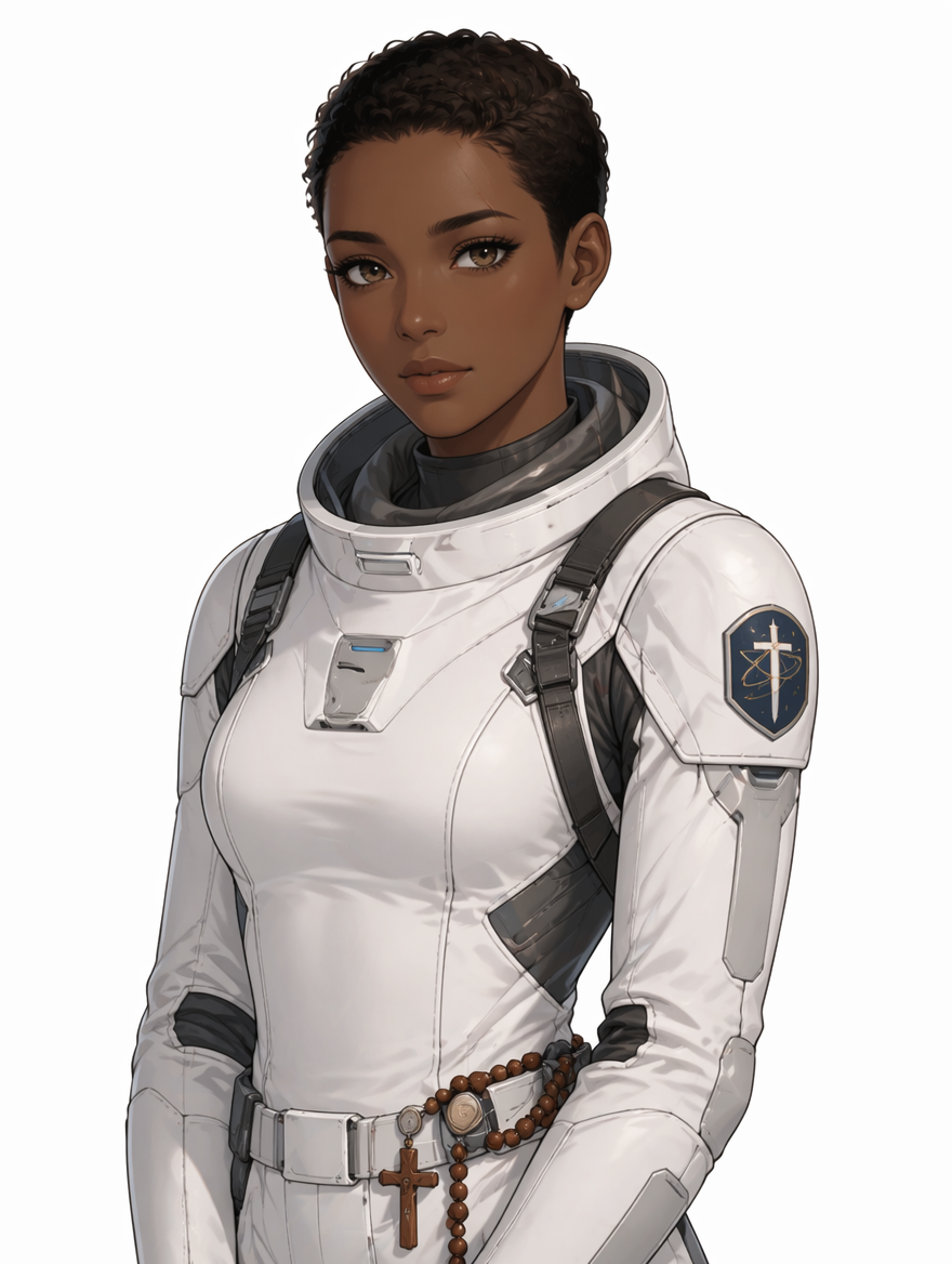 On-duty: cross and rosary