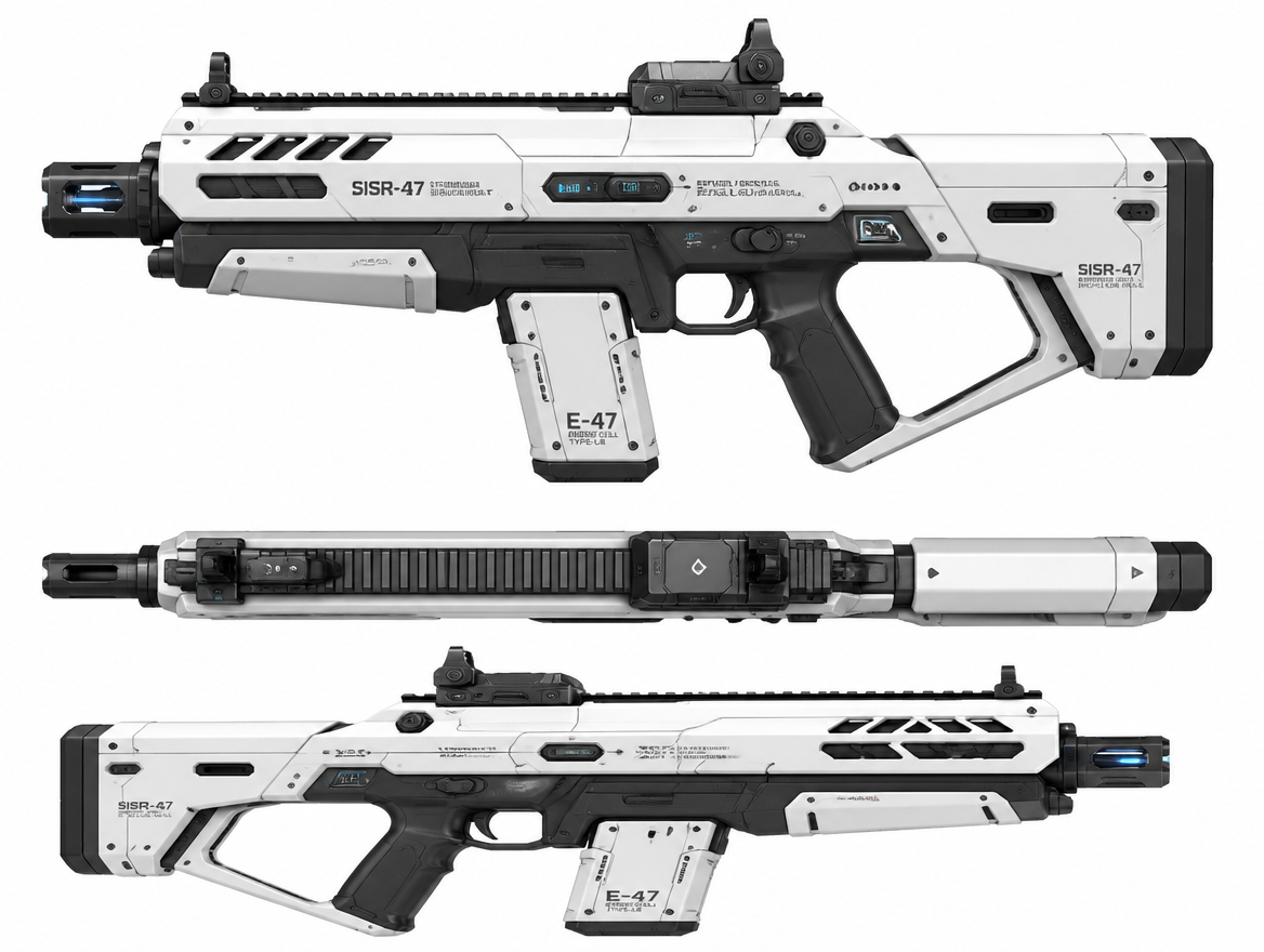 DSR-47 carbine, side profile