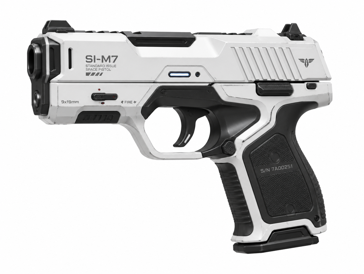 SI-M7 pistol, side profile