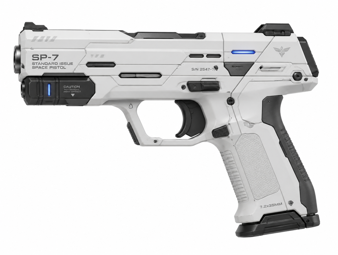 SP-7 standard pistol, side profile